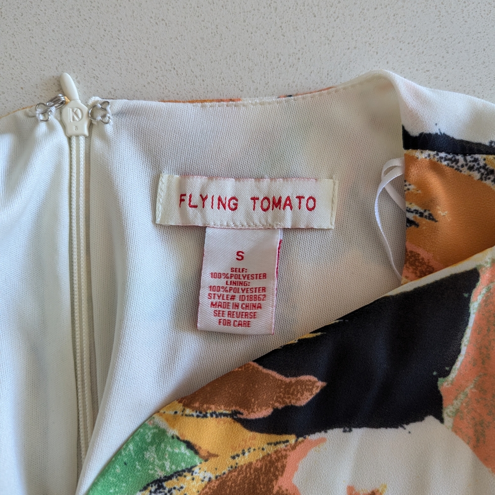 Flying Tomato Green and Orange Maxi Dress - Picture 7 of 10